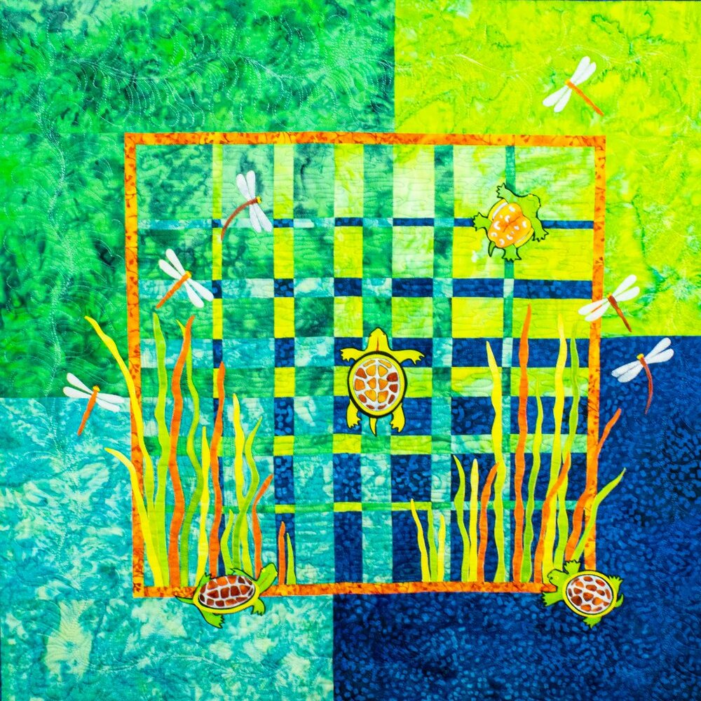 Hand made art/wall quilt